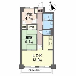 赤堀駅 徒歩5分 3階の物件間取画像